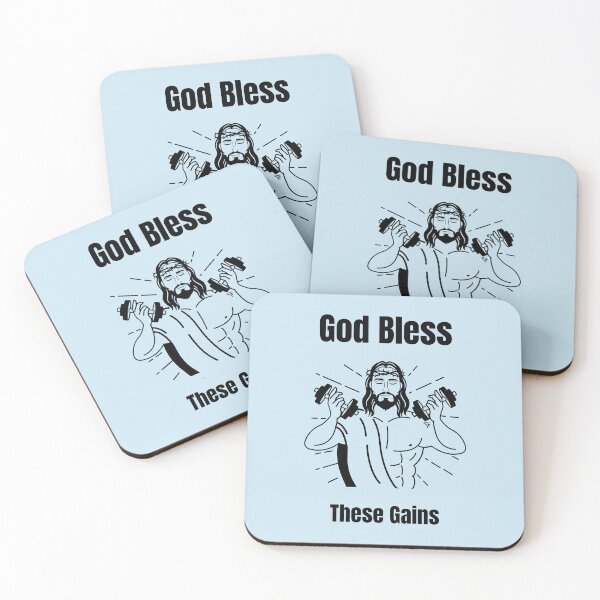 Item preview, God Bless These Gains designed and sold by Fanverse Merchandise.