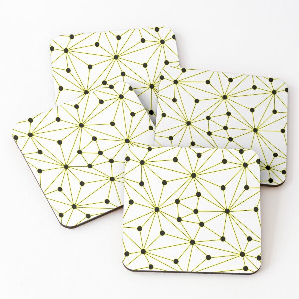 Item preview, Abstract geometric pattern - yellow. designed and sold by K.S ART.