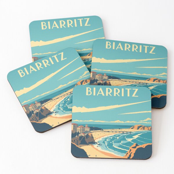 Item preview, Biarritz beach designed and sold by GasconyPassion.