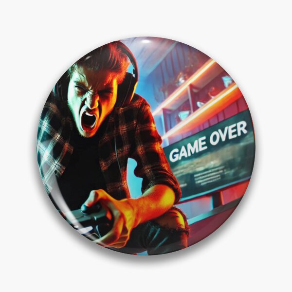 Item preview, Game Over Rage – The Ultimate Gamer's Frustration designed and sold by UrbanCanvvas.