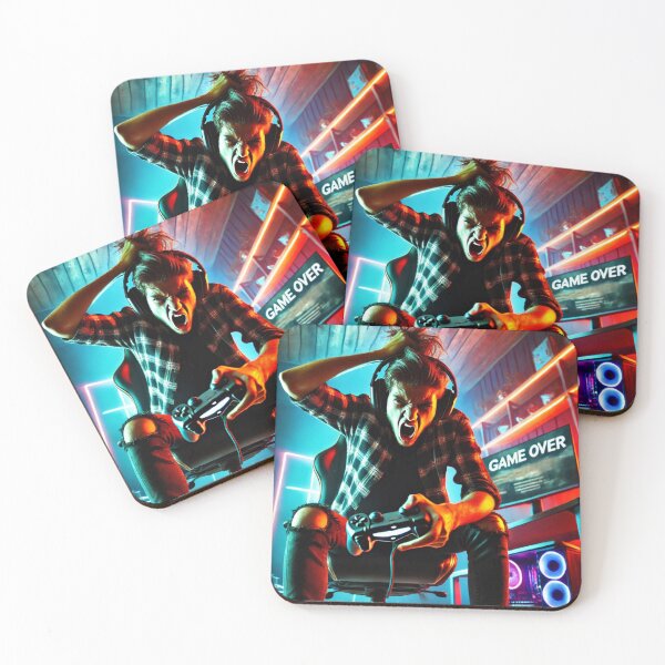 Item preview, Game Over Rage – The Ultimate Gamer's Frustration designed and sold by UrbanCanvvas.