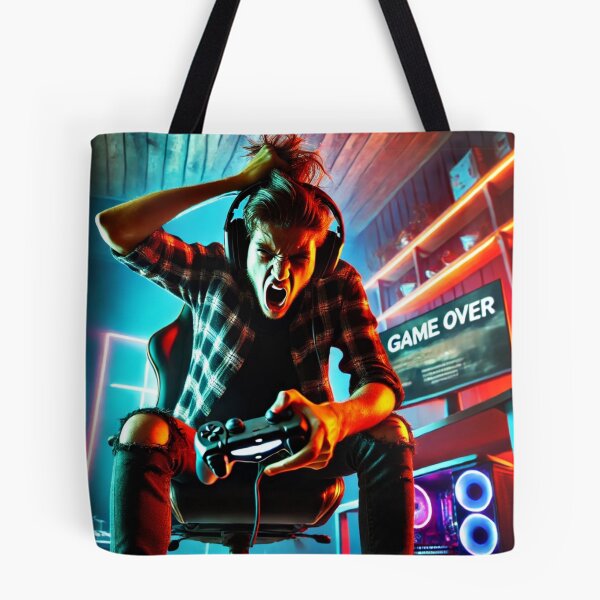 Item preview, Game Over Rage – The Ultimate Gamer's Frustration designed and sold by UrbanCanvvas.