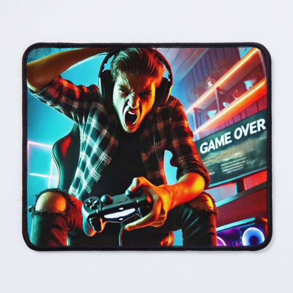 Item preview, Game Over Rage – The Ultimate Gamer's Frustration designed and sold by UrbanCanvvas.
