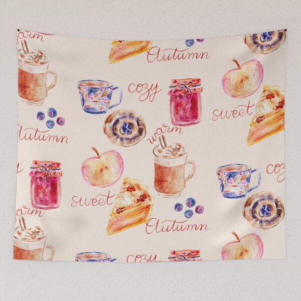 Item preview, Cozy Autumnal Traditional Sweets and Drinks designed and sold by aneladesigns.