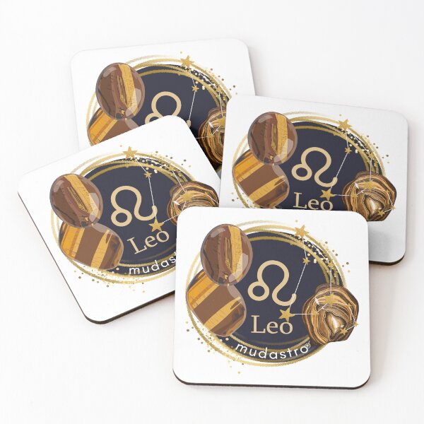 Item preview, Tiger’s Eye Gemstone Leo Zodiac Art designed and sold by Mudastro Astrology.