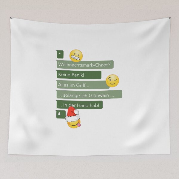 Item preview, Christmas | Glühweihn | Christmas market | Smiley designed and sold by wortwerk-design.