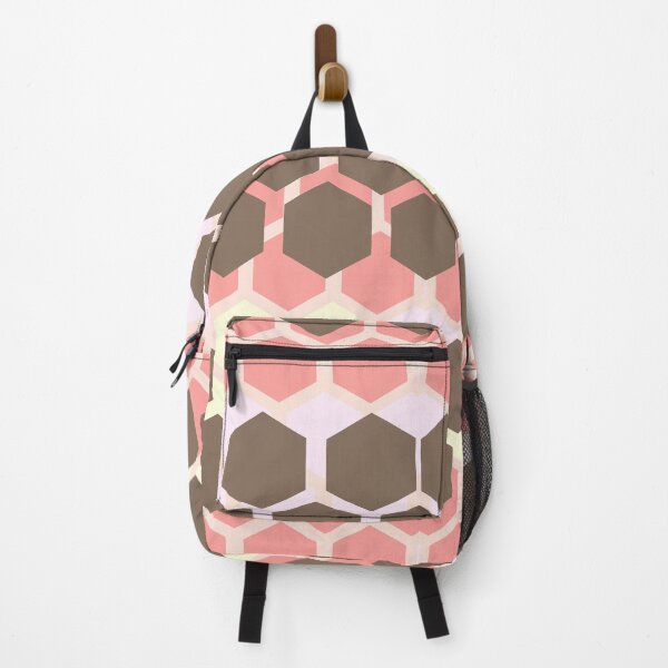 Item preview, Unique trendy most  beautiful  colourful brown and pink hexagon art  stylish design pattern | Home Decor  and Accessories Collection | Festive and holiday season designed and sold by DecorFolks.