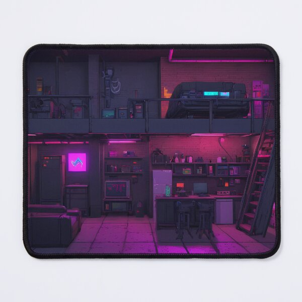Item preview, Pixel Cyberpunk Apartment Design designed and sold by papi1998.