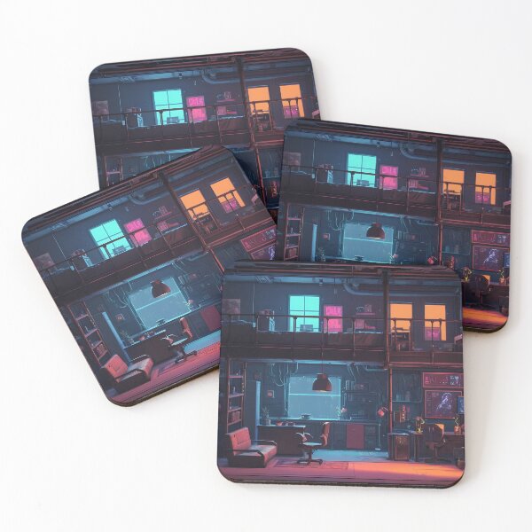 Item preview, Pixel Cyberpunk Apartment Design designed and sold by papi1998.