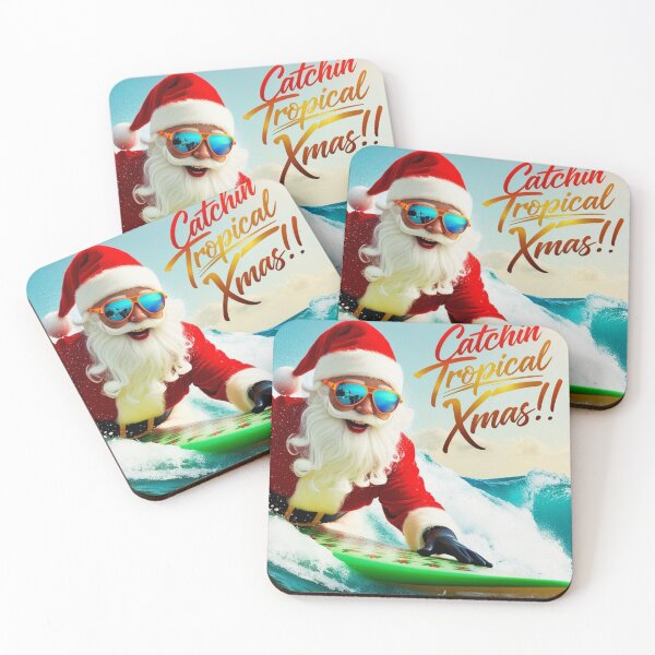 Item preview, Christmas Surfing T-shirt designed and sold by InkExpression.