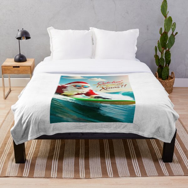 Item preview, Camiseta navideña de surf designed and sold by InkExpression.