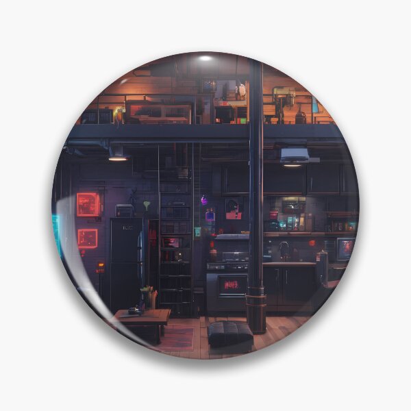 Item preview, Pixel Cyberpunk Apartment Design designed and sold by papi1998.