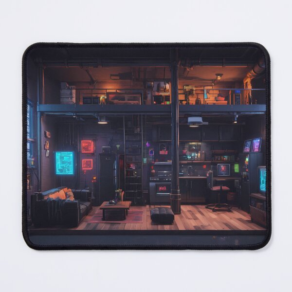 Item preview, Pixel Cyberpunk Apartment Design designed and sold by papi1998.