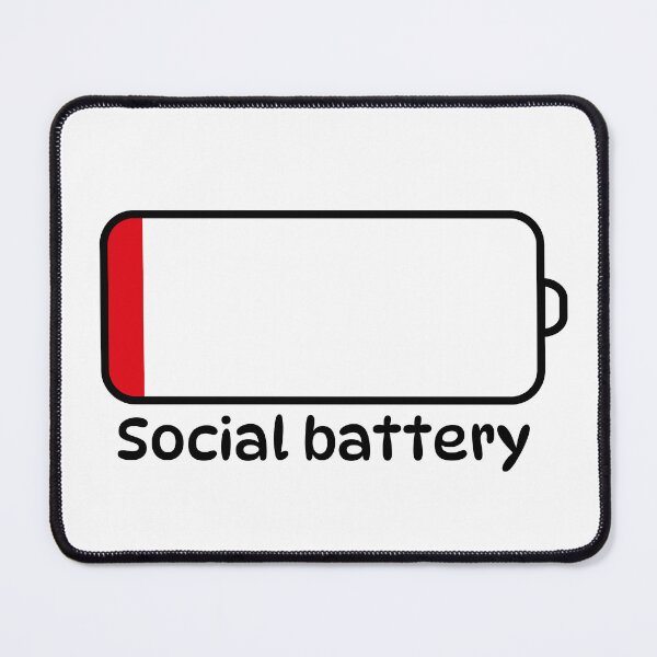 Item preview, Empty social battery designed and sold by Inspiredbydavina.