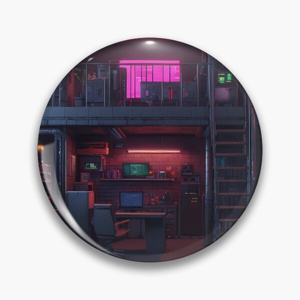 Item preview, Pixel Cyberpunk Apartment Design designed and sold by papi1998.