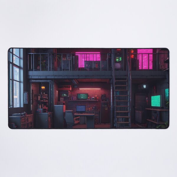 Item preview, Pixel Cyberpunk Apartment Design designed and sold by papi1998.