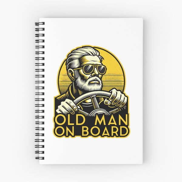 Item preview, Old Man On Board designed and sold by Me-Meme.