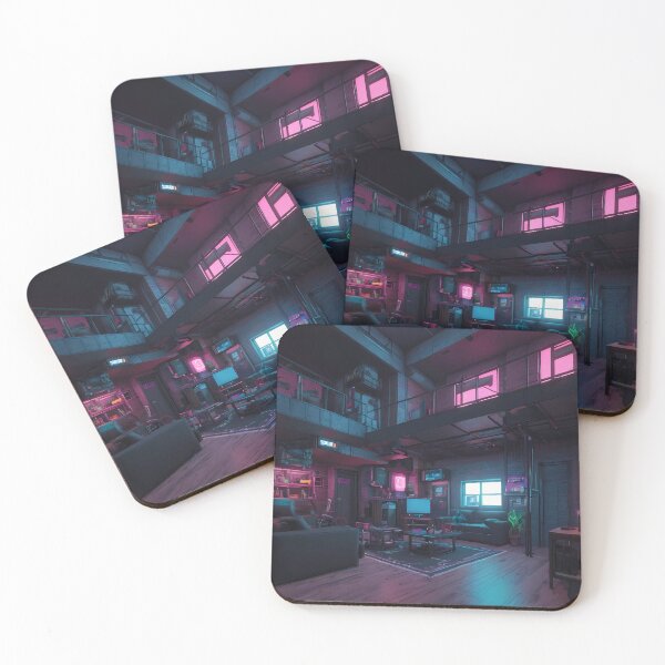Item preview, Pixel Cyberpunk Apartment Design designed and sold by papi1998.