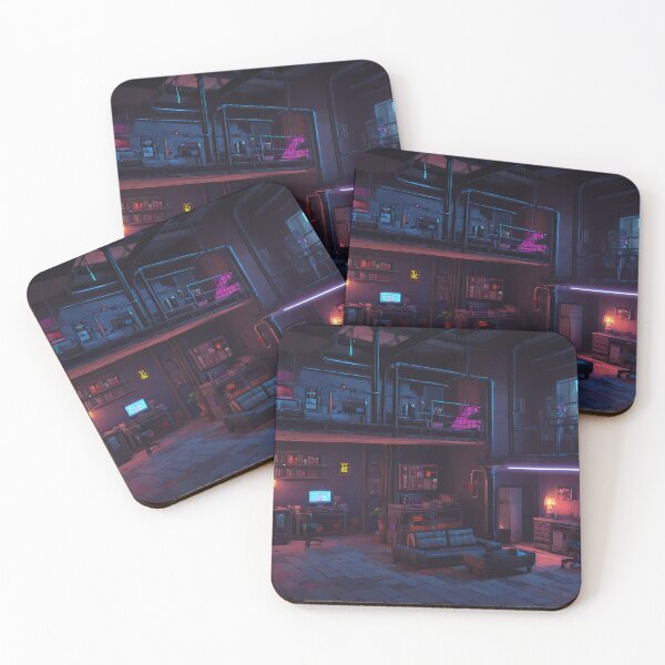 Item preview, Pixel Cyberpunk Apartment Design designed and sold by papi1998.