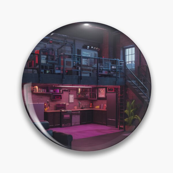 Item preview, Pixel Cyberpunk Apartment Design designed and sold by papi1998.