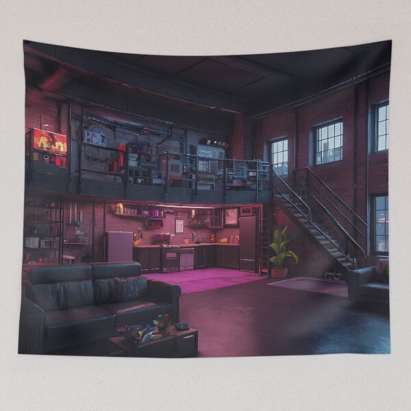 Item preview, Pixel Cyberpunk Apartment Design designed and sold by papi1998.
