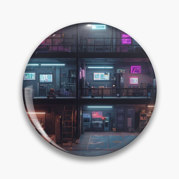 Item preview, Pixel Cyberpunk Apartment Design designed and sold by papi1998.
