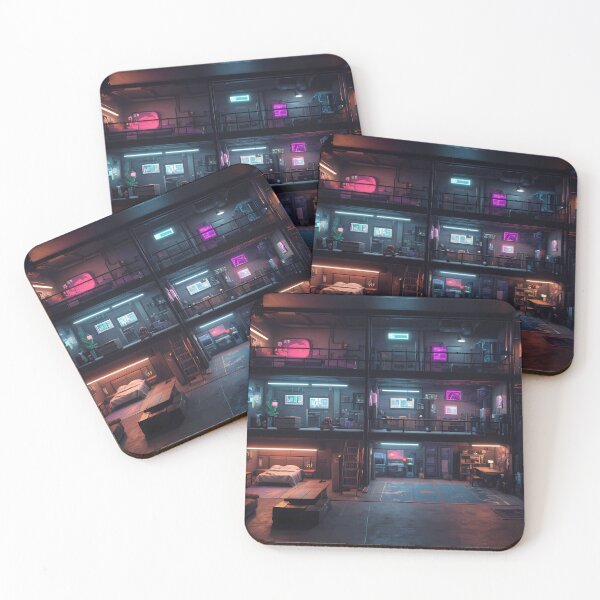 Item preview, Pixel Cyberpunk Apartment Design designed and sold by papi1998.