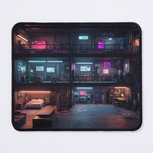 Item preview, Pixel Cyberpunk Apartment Design designed and sold by papi1998.