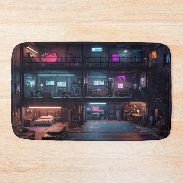 Item preview, Pixel Cyberpunk Apartment Design designed and sold by papi1998.