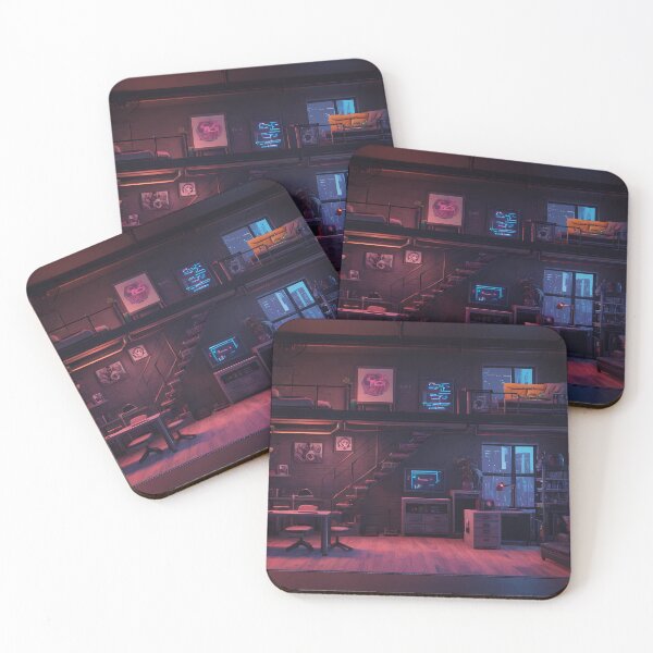 Item preview, Pixel Cyberpunk Apartment Design designed and sold by papi1998.