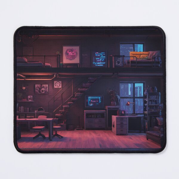Item preview, Pixel Cyberpunk Apartment Design designed and sold by papi1998.