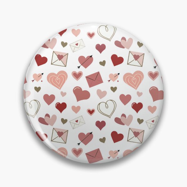 Item preview, Valentine's Day Hearts and Envelopes Set - Vector Design in Pink and Red designed and sold by viktoriaart0303.