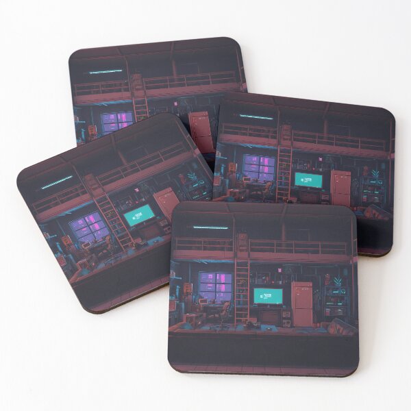 Item preview, Pixel Cyberpunk Apartment Design designed and sold by papi1998.