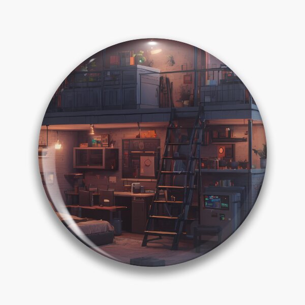 Item preview, Pixel Cyberpunk Apartment Design designed and sold by papi1998.