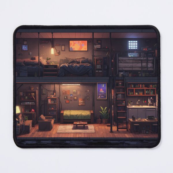 Item preview, Pixel Cyberpunk Apartment Design designed and sold by papi1998.