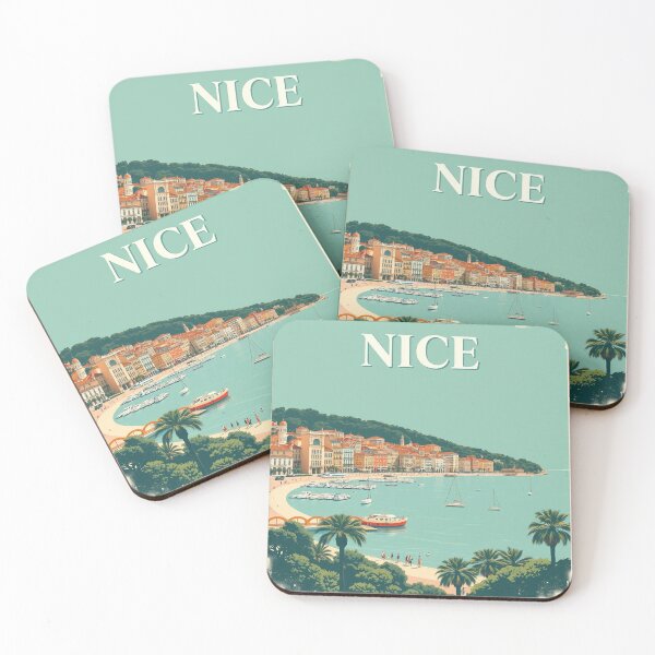 Item preview, Nice plage designed and sold by GasconyPassion.
