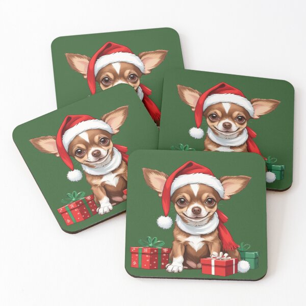 Item preview, Festive Chihuahua with Christmas Cheer designed and sold by NiRia Spot.