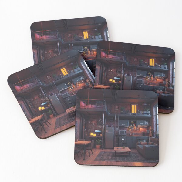 Item preview, Pixel Cyberpunk Apartment Design designed and sold by papi1998.