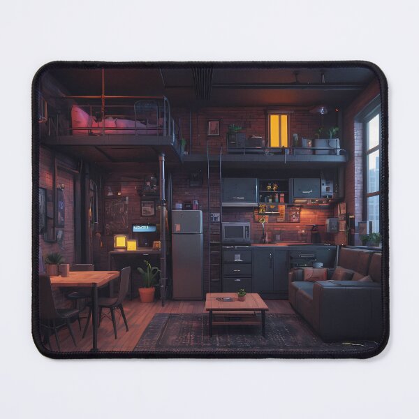 Item preview, Pixel Cyberpunk Apartment Design designed and sold by papi1998.