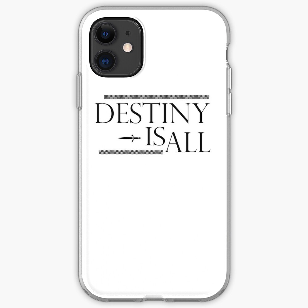 "Destiny Is All - The Last Kingdom" iPhone Case & Cover by SadafD