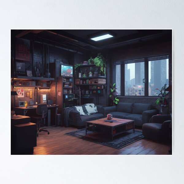 Item preview, Pixel Cyberpunk Apartment Design designed and sold by papi1998.