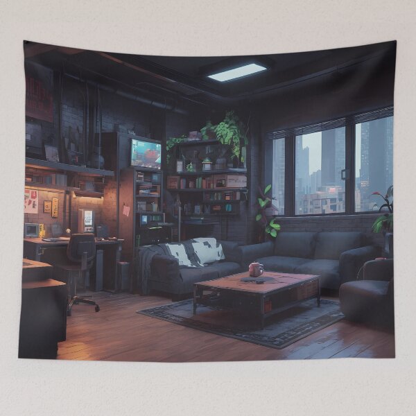 Item preview, Pixel Cyberpunk Apartment Design designed and sold by papi1998.