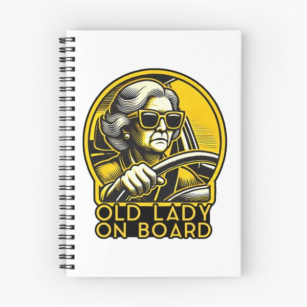 Item preview, Old Lady On Board designed and sold by Me-Meme.