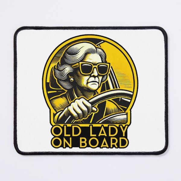 Item preview, Old Lady On Board designed and sold by Me-Meme.
