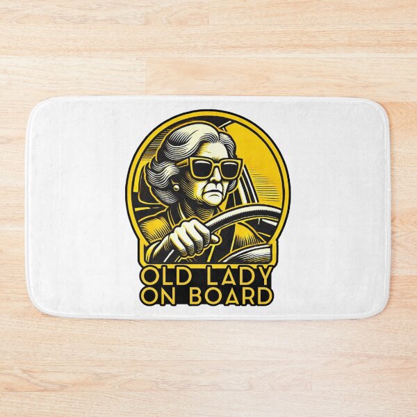 Item preview, Old Lady On Board designed and sold by Me-Meme.