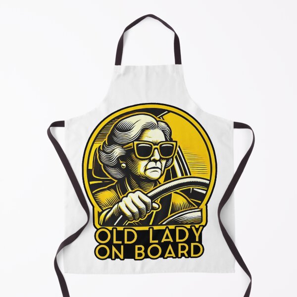 Item preview, Old Lady On Board designed and sold by Me-Meme.
