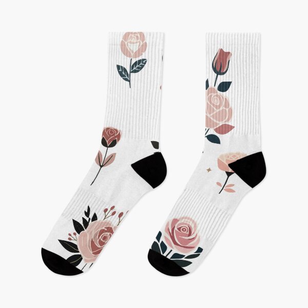 Item preview, Roses Pattern - Floral Design in Pink and Red  Description: designed and sold by viktoriaart0303.