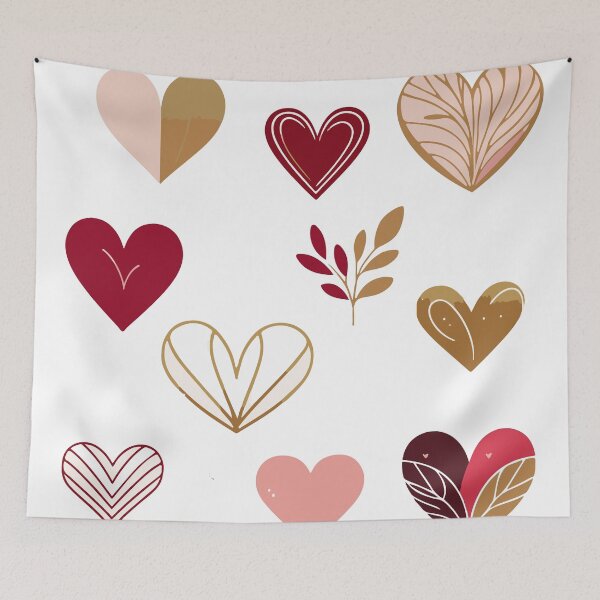 Item preview, Valentine's Day Hearts and Branches Set designed and sold by viktoriaart0303.