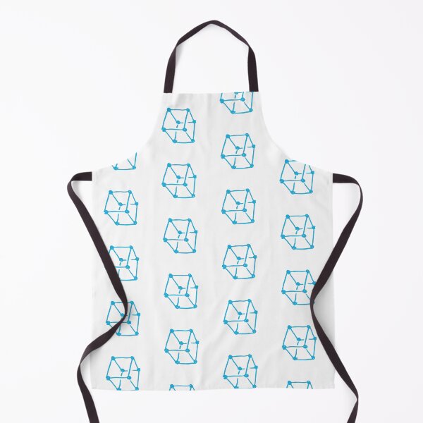 Item preview, Retro Cube Turquoise designed and sold by MagentaTwilight.