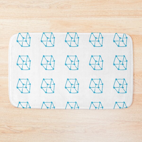 Item preview, Retro Cube Turquoise designed and sold by MagentaTwilight.